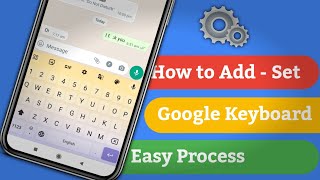 How to Add - Set Google Keyboard | Gboard | Add Google Keyboard | Set Google Keyboard | Mj Tuber screenshot 3