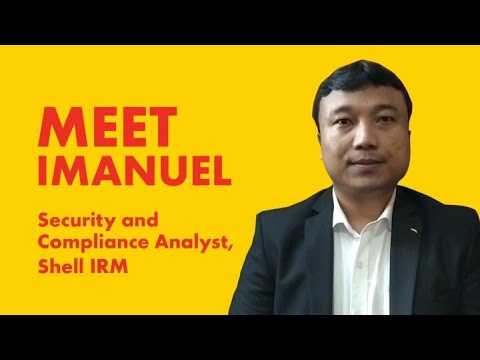 Meet Imanuel - Security and Compliance Analyst, Shell Information Risk Management
