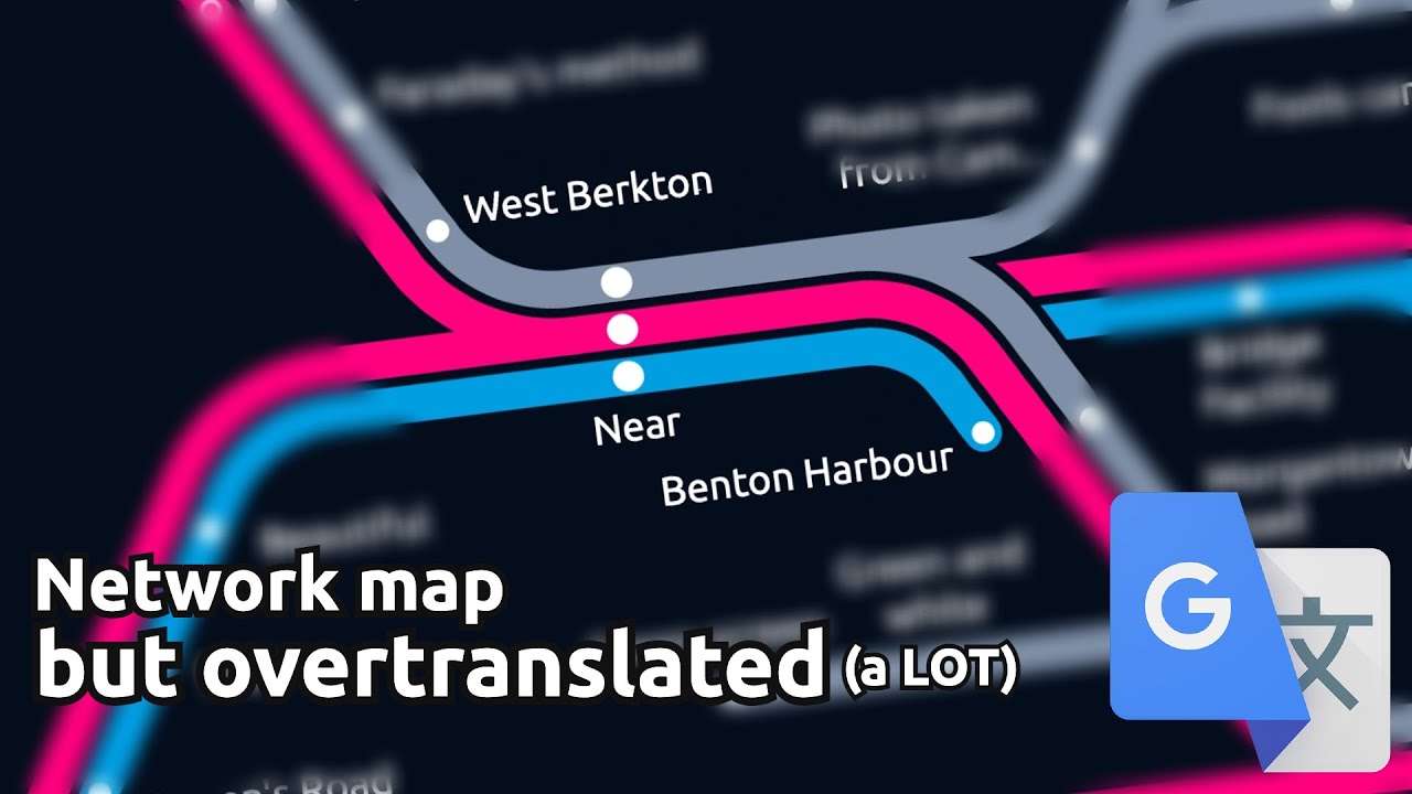 SCR's Network Map but over translated (a lot) - YouTube