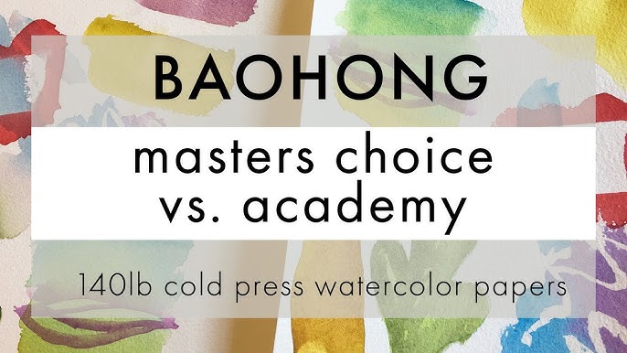 Baohong Academy Watercolour Paper Review - How It Compares to