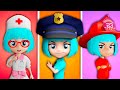 Policegirl firegirl and doctor song  kids songs and nursery rhymes by lights kids 3d