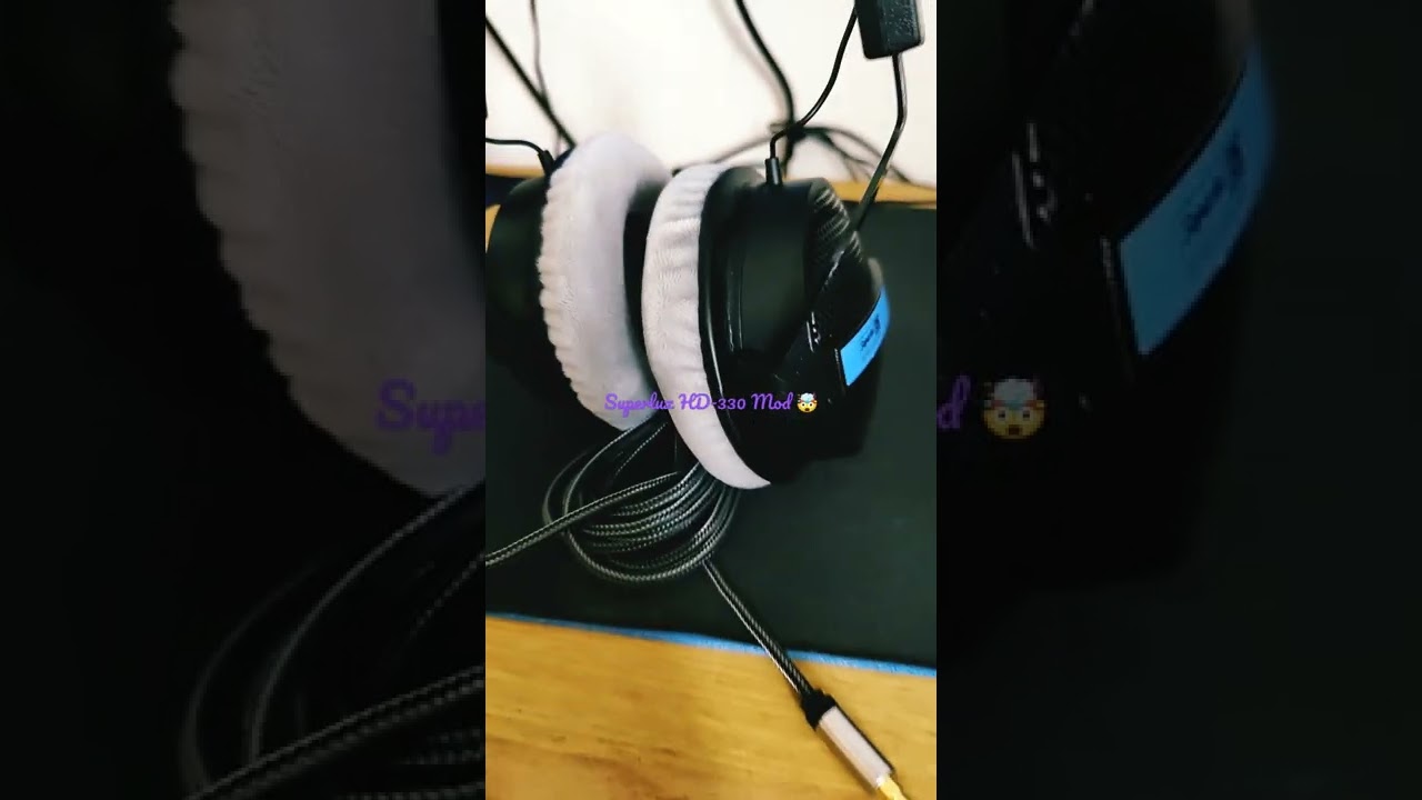 My Superlux HD-330 mod