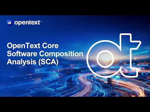 OpenText Core Software Composition Analysis (SCA) Demo