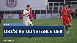 Goals: Bromley U21's 5-0 AFC Dunstable Development