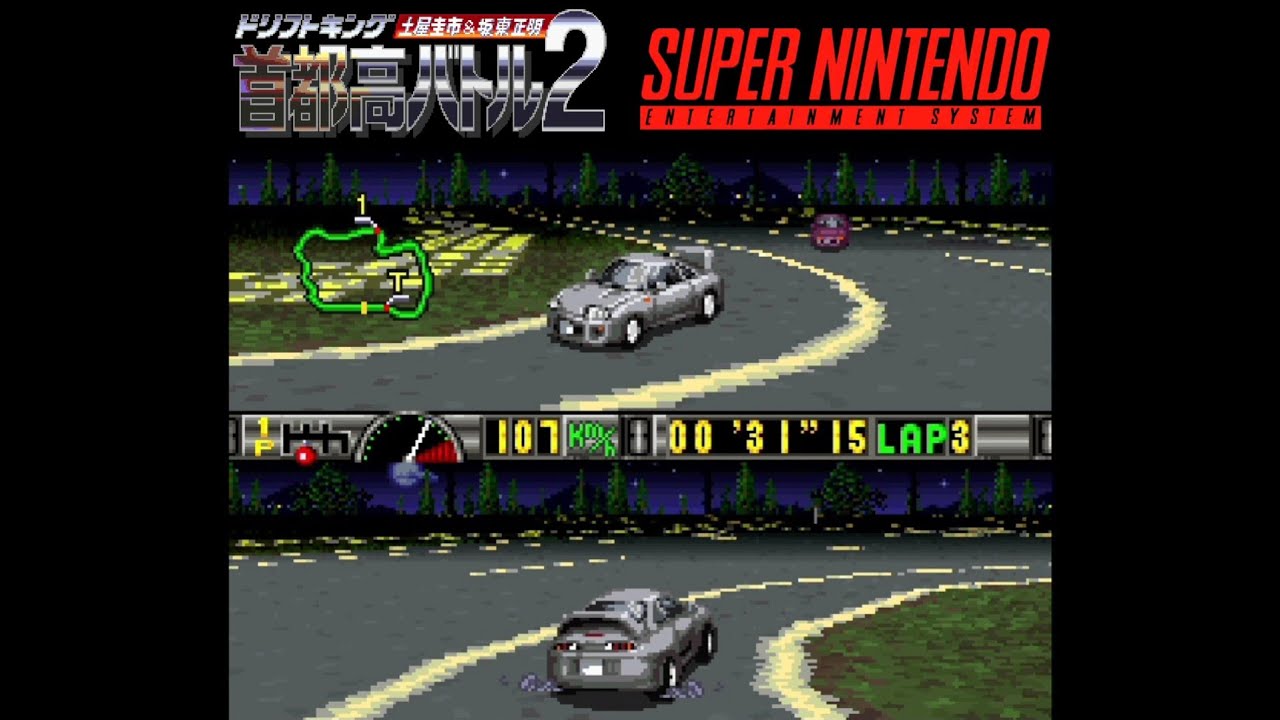 Drift King: Shutokou Battle 2 - SNES Gameplay