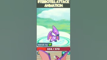 Pterrotell new Attack Animation in Prodigy! #prodigymathgame #shorts