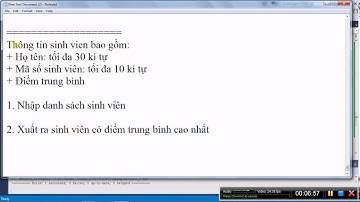 [Lập trình C/C++] Bài 47_1. Kiểu dữ liệu cấu trúc struct-Mảng 1 chiều sinh viên-struct lồng(Phần 6)