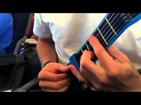Making music at 39,000 feet with Jamstik+ the SmartGuitar