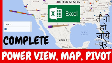 How to Run Power View |Power Map |Power Pivot| | Microsoft Office Best Tool | In Hindi