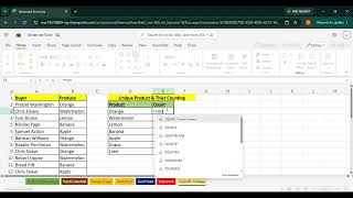 COUNTIF + UNIQUE in 30 Seconds | 2 Excel Functions Every User Must Know! 🚀#Shorts #Excel #exceltips
