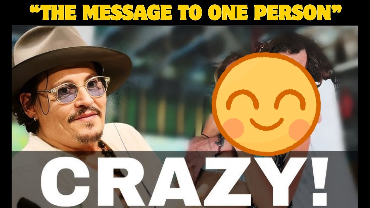 Johnny Depp's Heartbreaking Message to ONE Person — “He Finally Said It…”  Breaks the Internet - YouTube