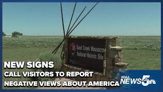 Backlash in Colorado as National Park Signs Urge Visitors to Report 'Negative' Views About America