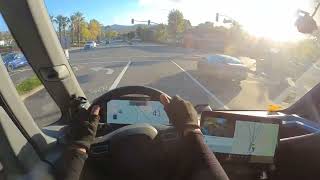POV First Time Driving Rivian EDV - Amazon Delivery Driver