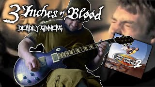 3 Inches Of Blood Deadly Sinners Thps2 Frederick Havazik L Guitar Cover Screen Tabs