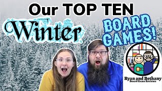 Our TOP TEN Winter Board Games!