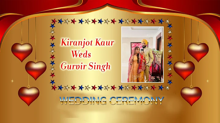 Wedding Ceremony Live ll Kiranjot Kaur Weds Gurvir Singh