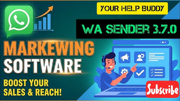 Best WhatsApp Marketing Software | WA Sender 3.7.0 Full Review & Demo