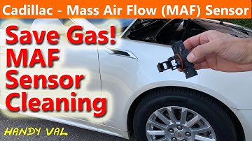 Cadillac CTS Mass Air Flow (MAF) Sensor Cleaning to Save Gas, Improve Performance and Better Idle