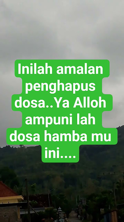 Ya Alloh ampuni lah dosa hamba mu ini #pendosahijrah #