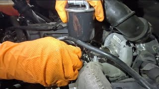 2019 Mercedes Sprinter Fuel Filter Removal