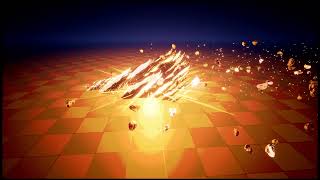 UE5 Volcano effect with lighting