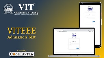 Steps describing how to take an online VITEEE Admission Test on CodeTantra platform