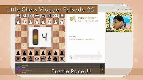 Marius vs Mama! I Played Chess Puzzle Racer with my 6 yo Kid | Lichess Puzzle Racer