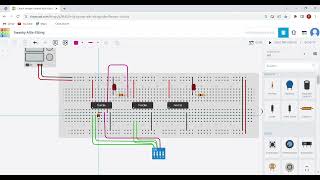 FULL ADDER USING TINKERCAD || ENGINEERING || DIGITAL ELECTRONCS ||