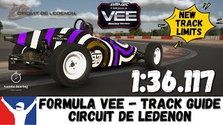 iRacing Formula Vee Circuit De Ledenon - Track Guide - 1:36.117 - Sim Racing Tips