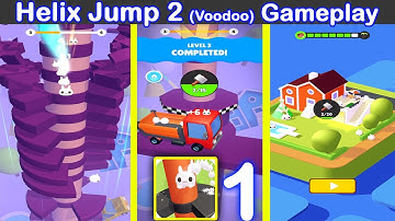 Helix Jump 2 - Part 1 - Brand new game by VOODOO - Gameplay (IOS , Android) | MG Games