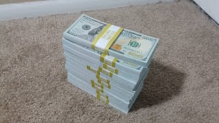 Counting $100,000 Dollars Cash Money Bank Bills 🔥🔥🔥