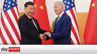 Joe Biden meets Xi Jinping as he says US and China have 'responsibility' to 'manage our differences'