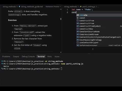 JavaScript slice() Explained for Beginners | String Methods Part 3.2