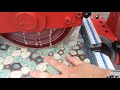 Cutting macro crystalline glaze porcelain pebble mosaic with Montolit "PERFETTO CPF250"