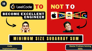 Minimum Size Subarray Sum | Code Implementation | Leetcode 209 | Progression90
