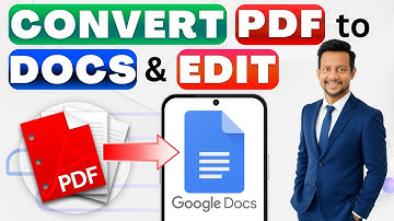✅ Convert & Edit PDF in Google Docs on Mobile | Full Guide to PDF to Google Docs in Phone