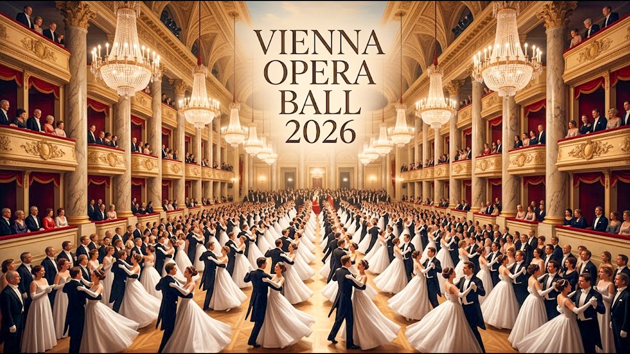 Vienna Opera Ball 2026 💃 | Royal Vienna Waltz Ballroom | 50 Beautiful Classical Music for Ballroom