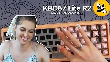 CHEAPEST CUSTOM KEYBOARD? | KBD67 Lite R2 First Impressions