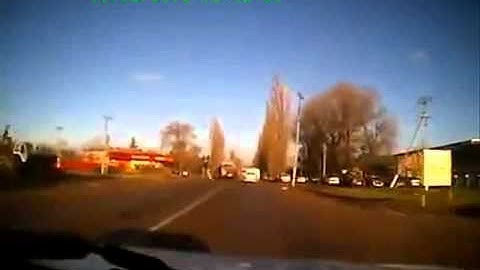 Acidente com caminhão cheio de vacas (Truck carrying cows crashes)