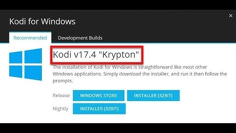 How to Upgrade Kodi 17.3 to 17.4 on Windows 10