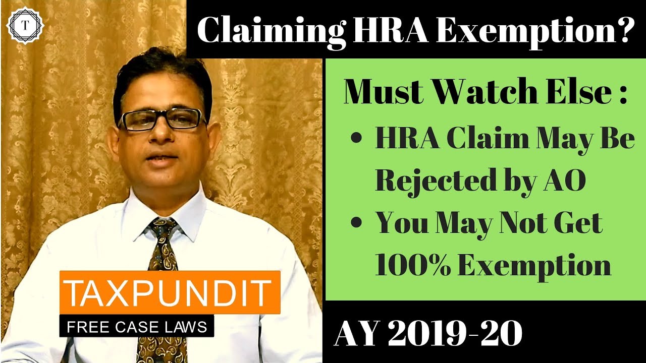HRA Exemption u/s 10(13A) 8 Points to Remember House Rent Allowance