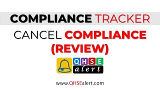 Cancel Compliance Review screenshot 5