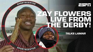 Zay Flowers On The Importance Of The Ravens Drafting Wrs  Sportscenter