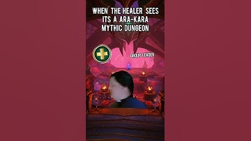 wanneer de genezer het ziet is het een ara-kara mythische kerker #wow #worldofwarcraft #warcraft
