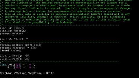 Vintage graphics effect with C++ Builder