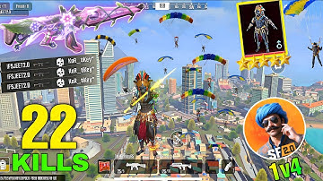 22 KILLS 😱 SCARFALL 2.0 SOLO vs SQUAD FULL RUSH MUMBAI GAMEPLAY | NEW SEASON GAMEPLAY - IFSJEET