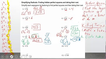 Algebra 1 - 6.2 Radicals & Rational Exponents
