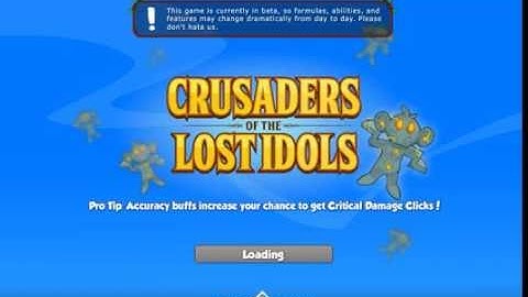 Crusaders of the Lost Idols.