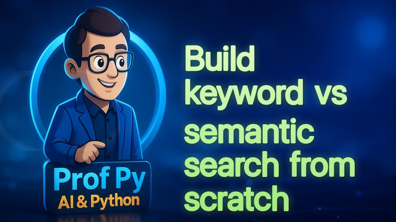 Build a Tunable Keyword + Semantic Search in Python - YouTube