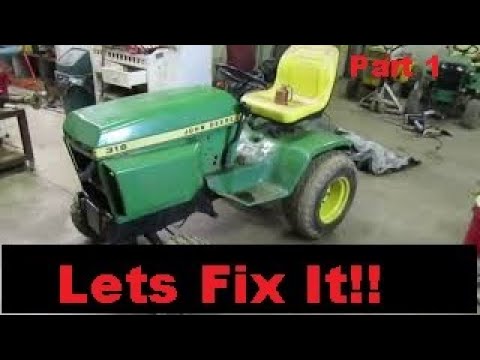 New Tractor 1978 John Deere 316K Lets Start Fixing It. Part 1 of 2